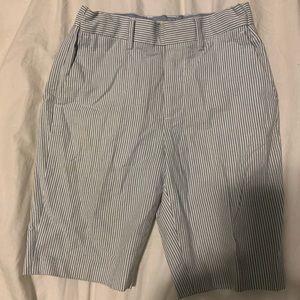 J Crew Boys Seersucker Dress Shorts